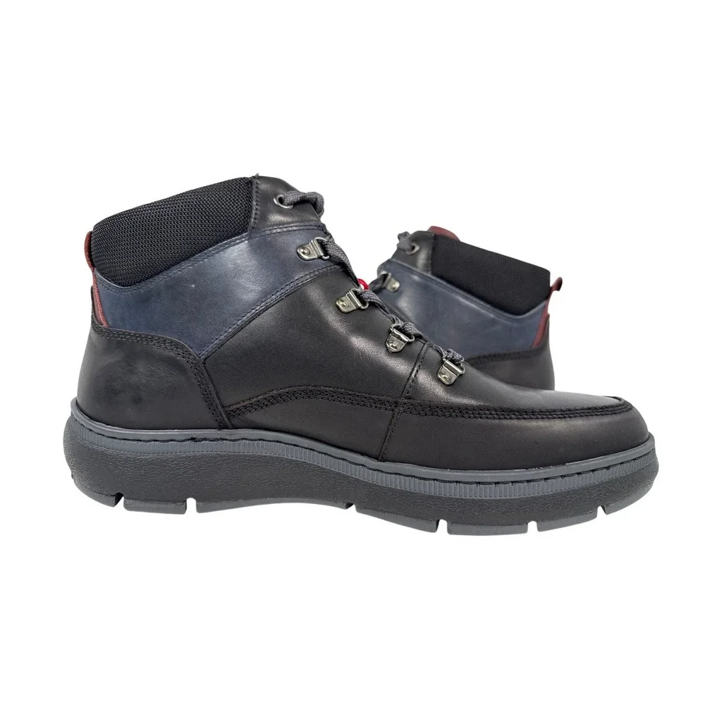 Pikolinos Caceres‎ Ankle Boots Mens 9 9.5 EU 43 Black Blue Leather Comfort WP